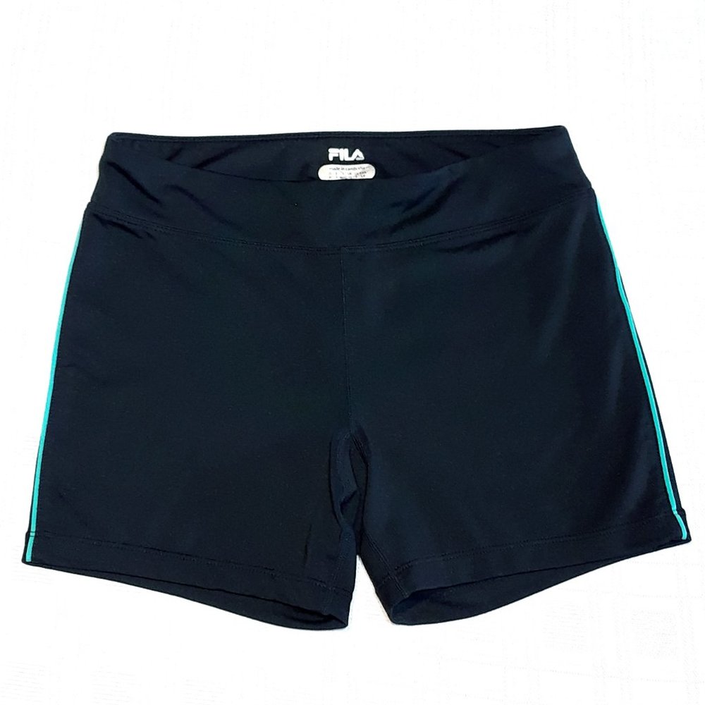 Fila Shorts Workout Gym Compression Spandex Women Sporty Small Athletic Shorts